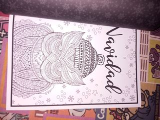 Un libro navideño de colorear para adultos: Feliz Navidad (Spanish Edition)