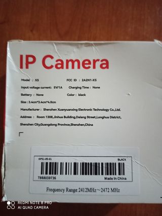 Cámara de seguridad