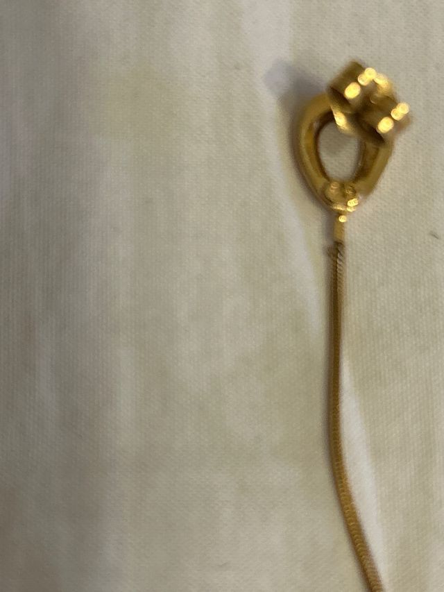 Pendientes oro 18kts y perla natural