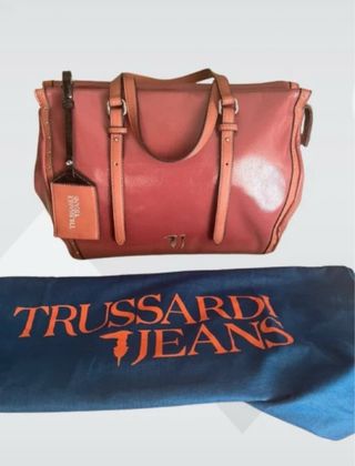 Borsa similpelle trussardi jeans
