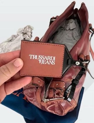 Borsa similpelle trussardi jeans