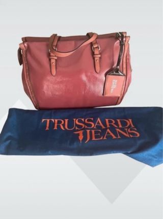 Borsa similpelle trussardi jeans
