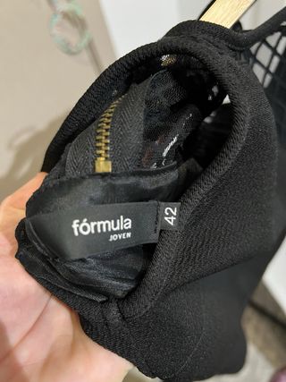 Vestido fiesta sin mangas