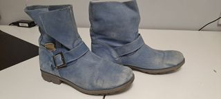 Botines azules