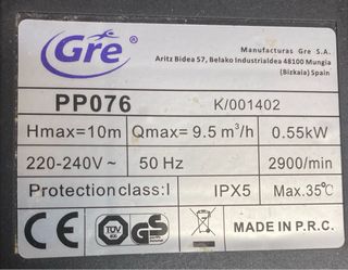 Bomba Agua para piscina Nueva