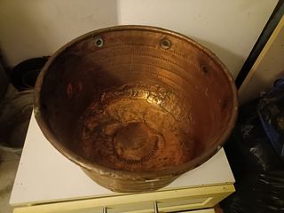 Cadero olla de cobre