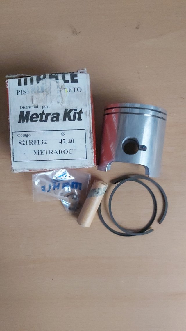 Piston mahle metrakit para Rieju Rv