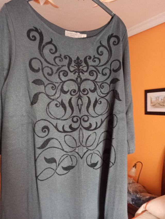 Vestido negro de Cortefiel