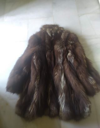 Chaquetón de piel de zorro