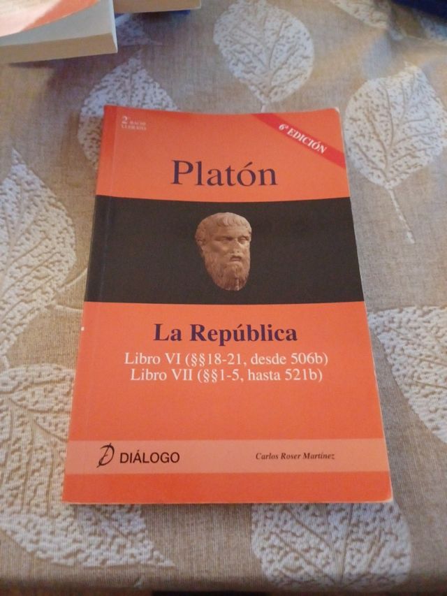 PLATÓN. La República: libro VI (18-21 desde 506b), libro VII (1-5 hasta 521b) (HISTORIA DE LA FILOSOFÍA) (Spanish Edition)
