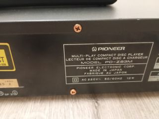Reproductor de CD Pioneer PD-Z83M