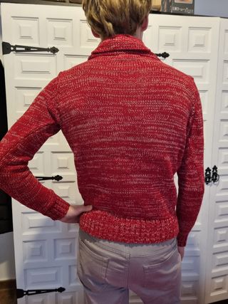 Jersey de lana grueso rojo Springfield