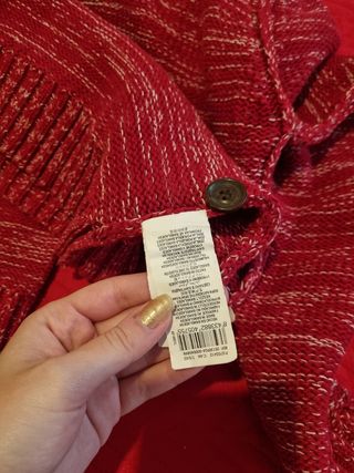 Jersey de lana grueso rojo Springfield