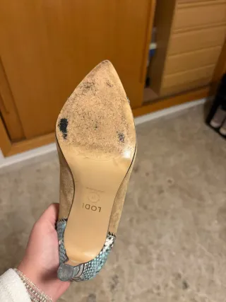Zapato tacón lodi talla 39.