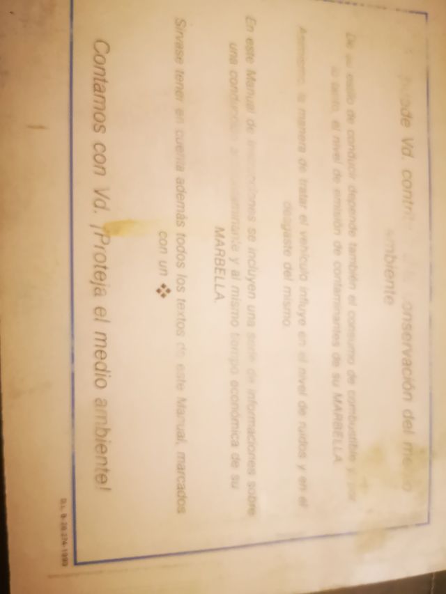 Marbella. Manual instrucciones.