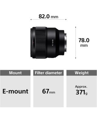 Sony 85mm 1.8