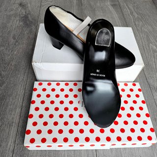 Zapatos de Flamenca Baile Talla 38 Goma Negro