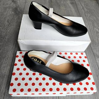 Zapatos de Flamenca Baile Talla 38 Goma Negro