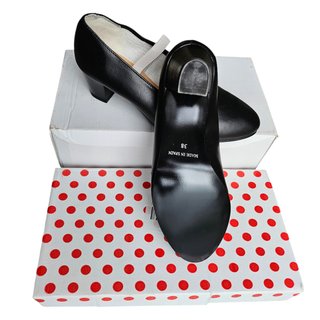 Zapatos de Flamenca Baile Talla 38 Goma Negro