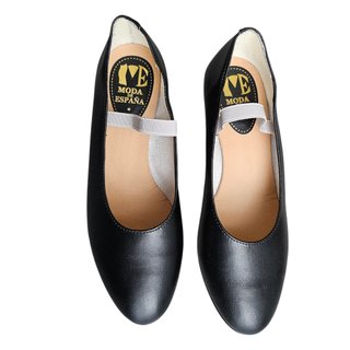 Zapatos de Flamenca Baile Talla 38 Goma Negro