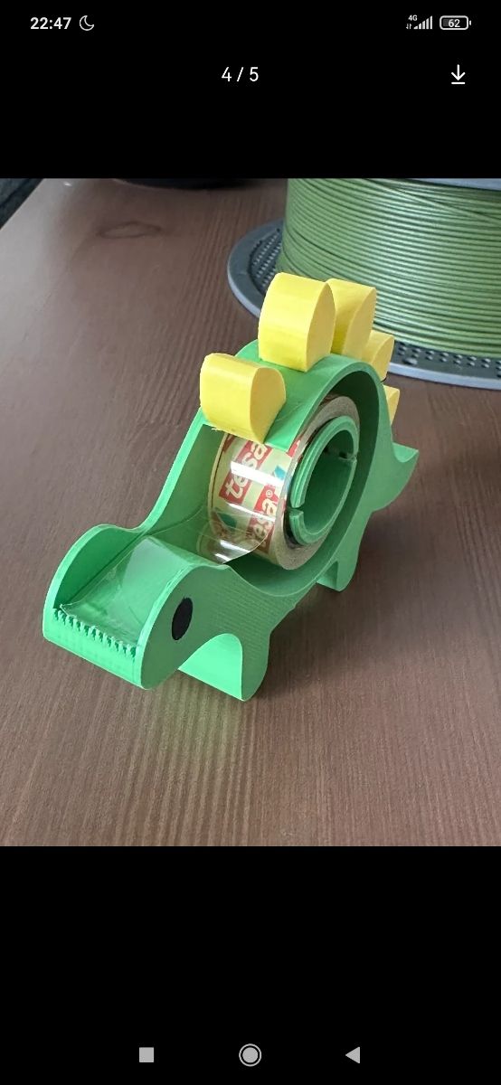 Dispensador de flixo dinosaurio