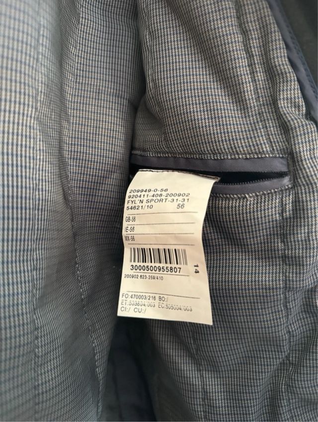 Chaquetón hombre gris