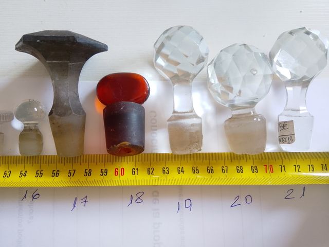 Tappi di Vetro Antichi (Per Unità o Lotto)