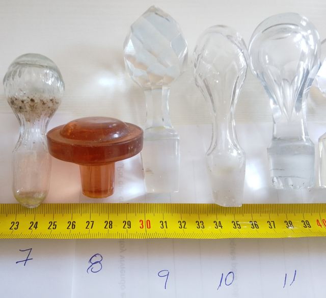 Tappi di Vetro Antichi (Per Unità o Lotto)