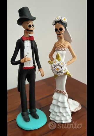 Cake topper Catrinas Matrimonio