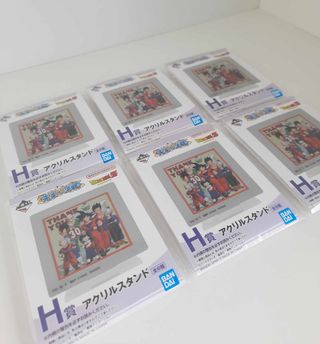Set completo 6 acrílicos Ichiban Kuji Prize H
