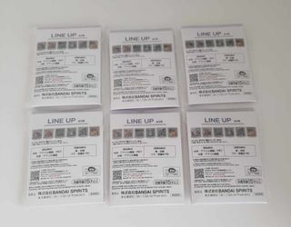 Set completo 6 acrílicos Ichiban Kuji Prize H