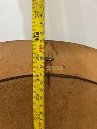 Espejo ovalado vintage antiguo