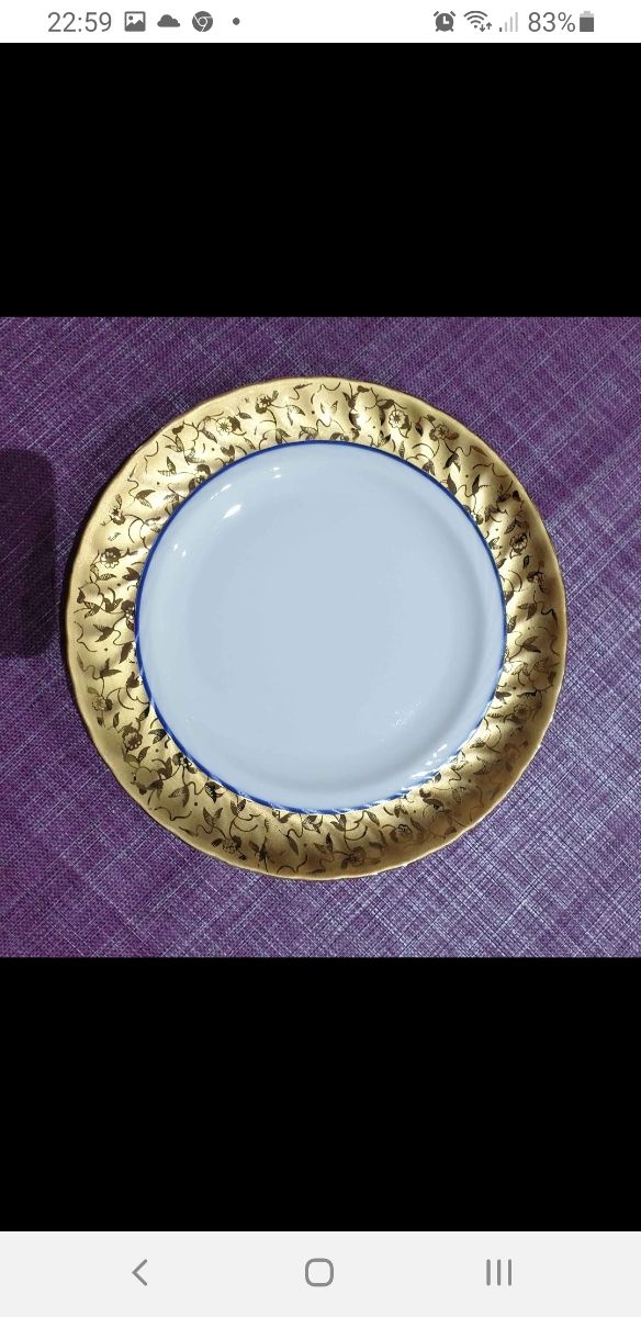 Servizio piatti da 12 in porcellana