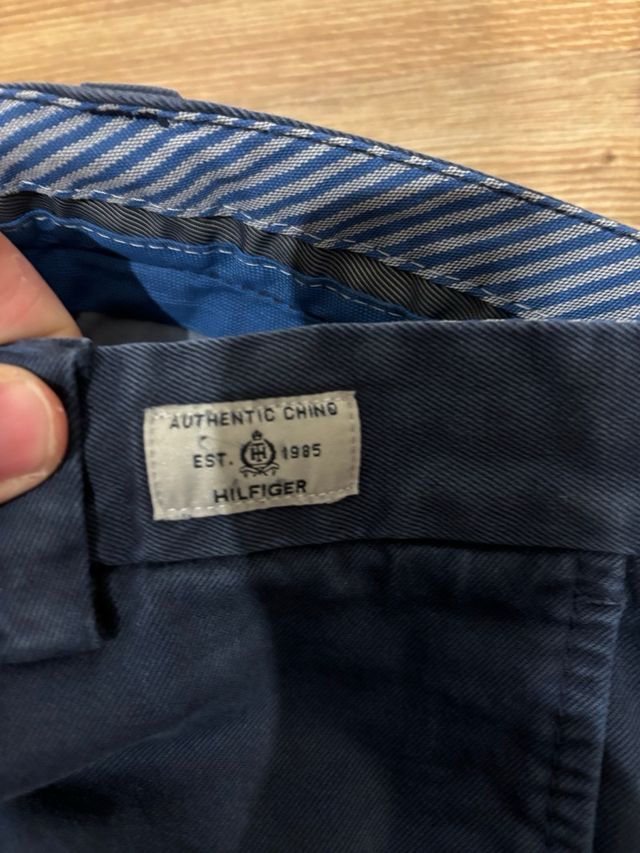 Pantalon Chino Tommy Hilfiguer Azul Talla 42