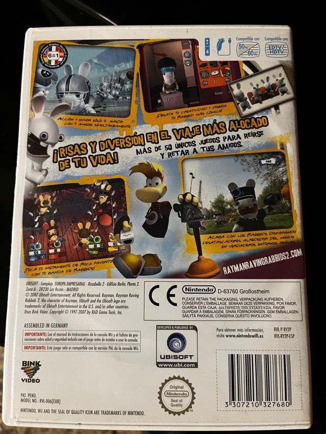 RAYMAN RAVING RABBIDS 2 WII