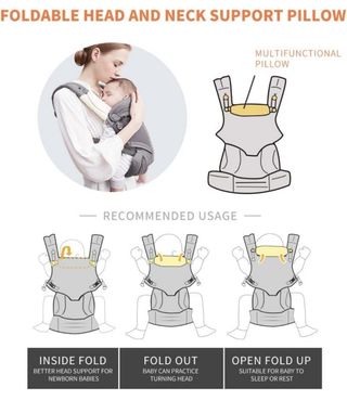 Mochila portabebés Bonbay ergonómica de 3-36 meses