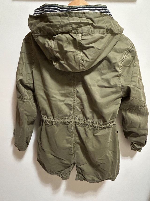 Parka dos piezas desmontable forro de borreguito