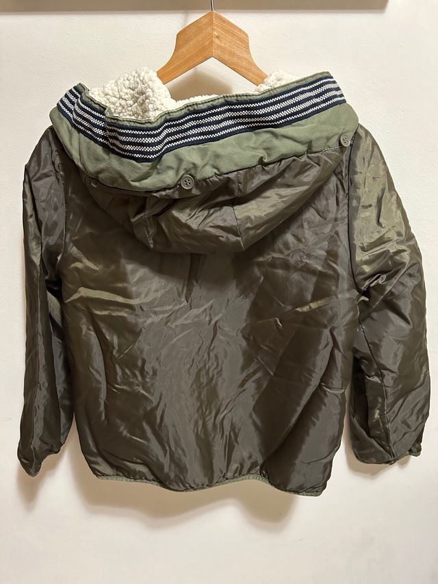 Parka dos piezas desmontable forro de borreguito