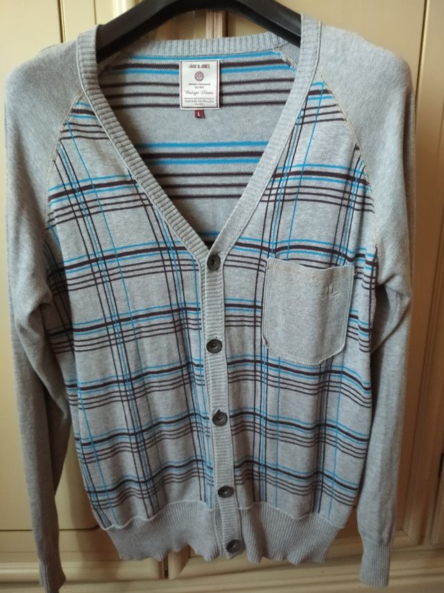 Cardigan uomo manica lunga