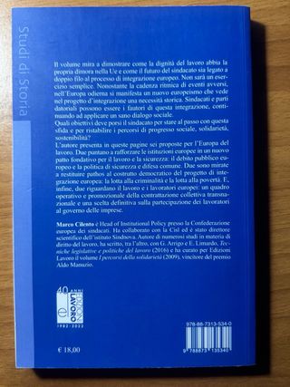 Libro “Architetti di un ‘Europa del Lavoro”-CILENT