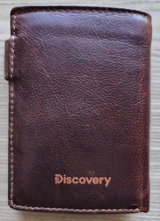 Cartera de piel Discovery