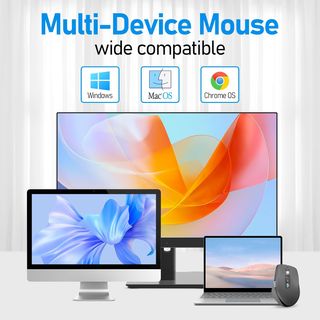 INFINMIND L910 Ratón 2.4G inalámbrico 2xBluetooth