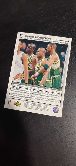 Carta nba 1995 byron houston