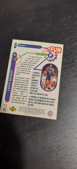 Carta nba 1995 latrell sprewell