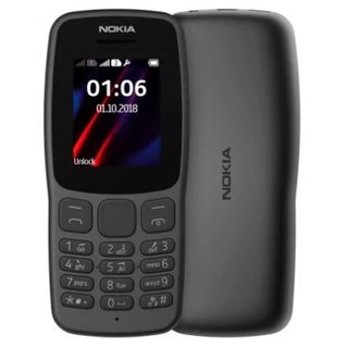 Nokia 106 Dual Sim 2018 Teléfono de teclas Negro