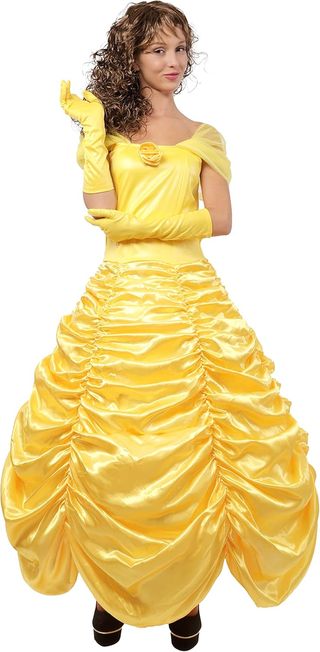 Disfraz Bella Princesa Amarilla Adulto Talla M