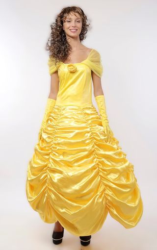 Disfraz Bella Princesa Amarilla Adulto Talla M