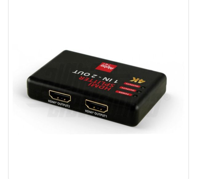 Distributore HDMI®, 1 in - 2 out, 1080p@60Hz UHD@3