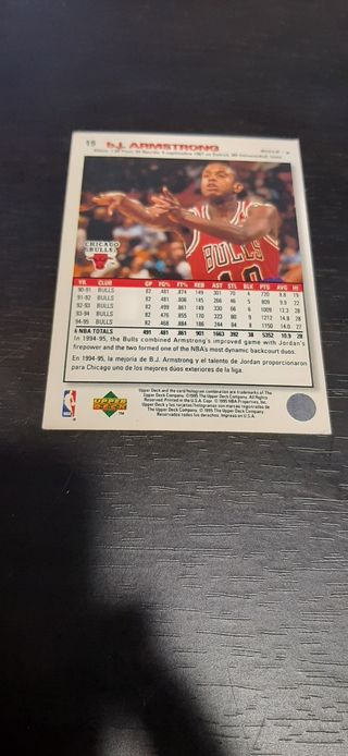 Carta nba 1995 B.J. Armstrong