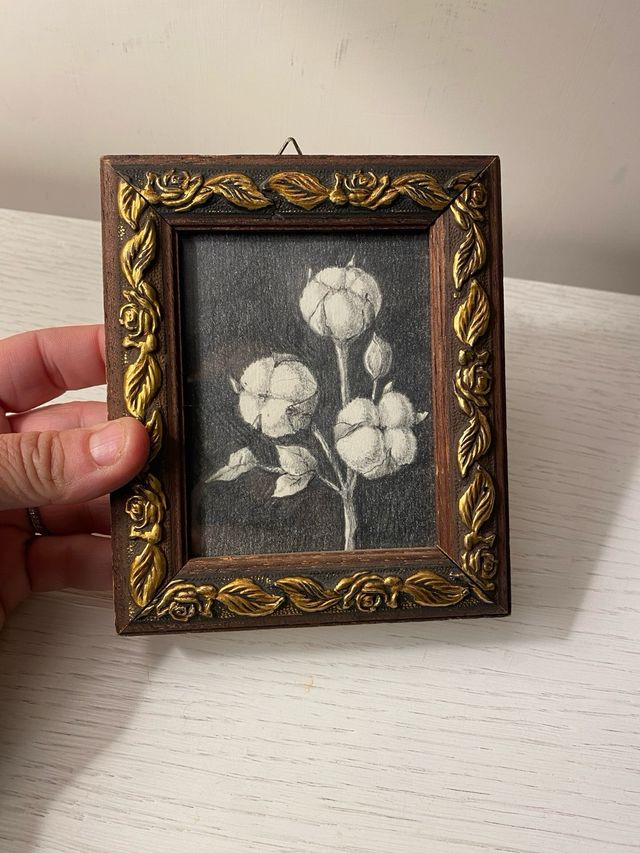 Dibujo , disegno a matita con cornice